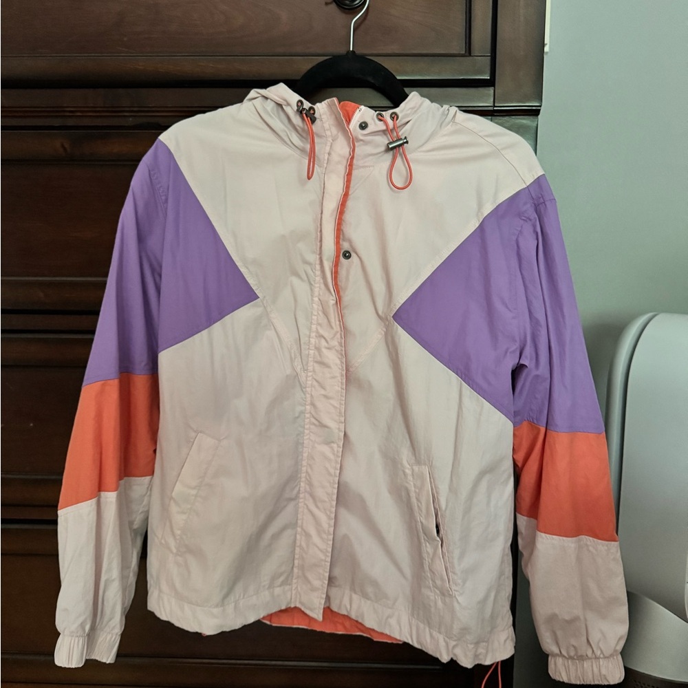 American Eagle Outfitters Ski Jacket Purple and Orange